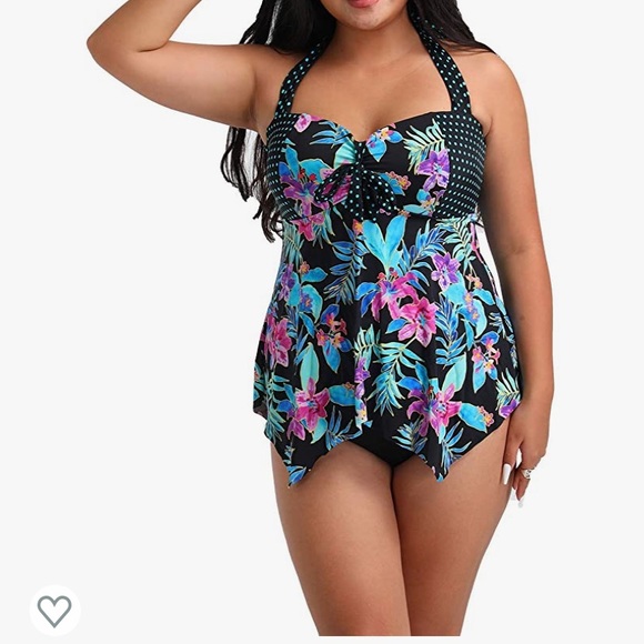 fullfitall Other - FULLFITALL Womens Swimsuits Plus Size Tankini 24